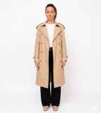 Trench Classico Doppiopetto Beige - Vestibilità Relaxed