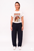 T-Shirt Bianca Casual con Stampe Grafiche "Pop & Trendy" | Varie Fantasie