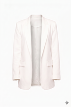 Blazer Donna Casual-Chic con Maniche a 3/4