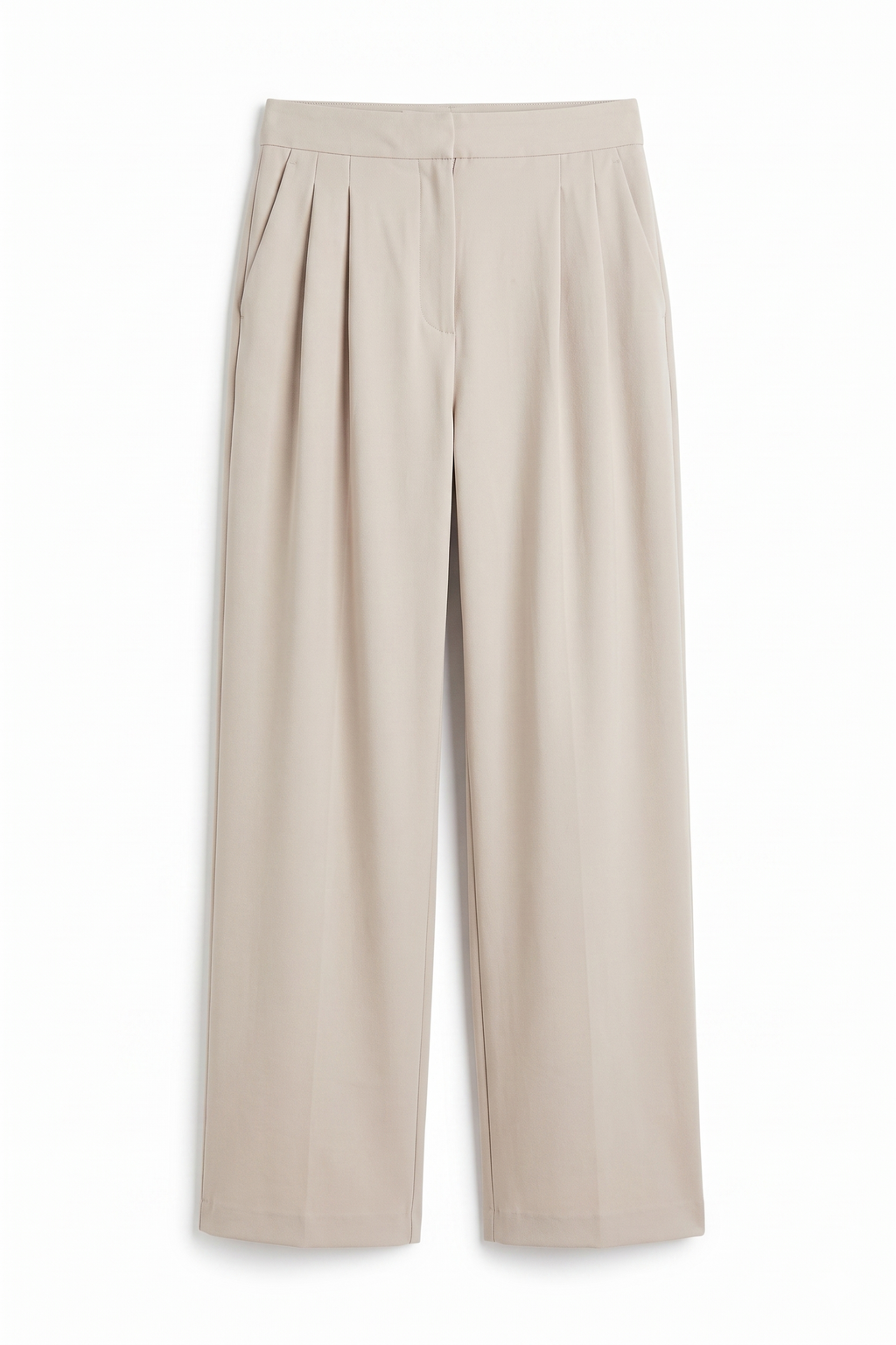 Set Coordinato Minimal Chic: Maglia Boxy e Pantalone Sartoriale Wide-Leg