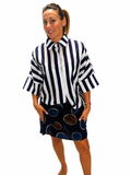 Gonna pareo blu navy