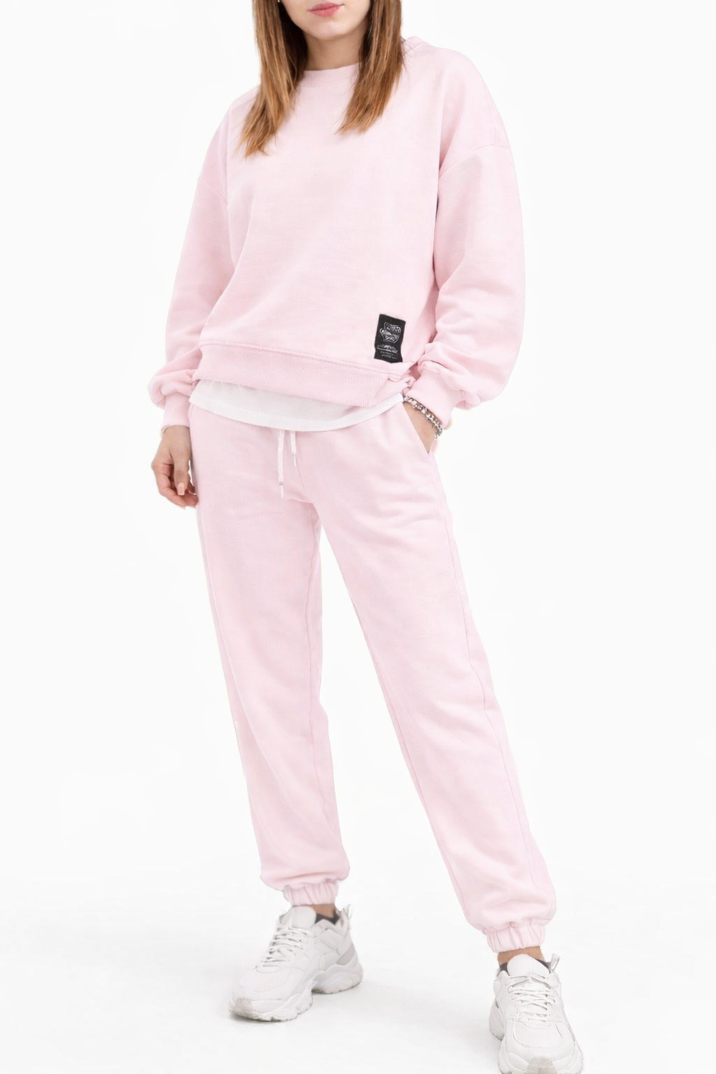 Set Tuta Essential Oversize | Felpa Girocollo e Pantalone Jogger